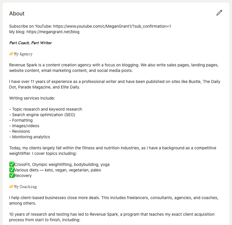 LinkedIn for freelancers summary